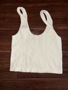 Women’s Ribbed Tank Top - Ivory